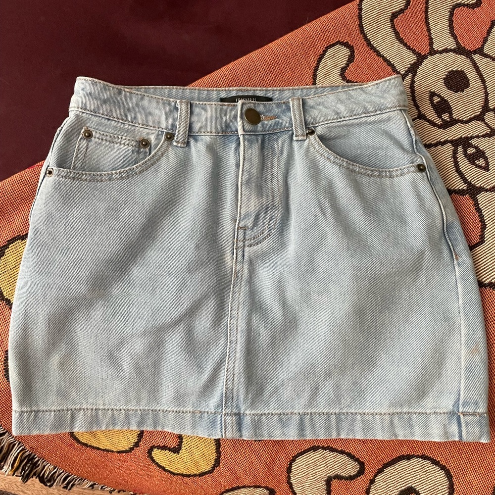Forever 21 Jean Skirt